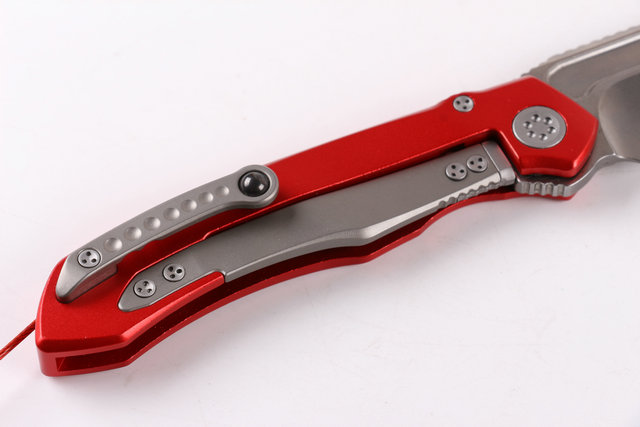MICROTECH-ANAX(Poison dragonfly 2) stone-washing folding knife UD402434